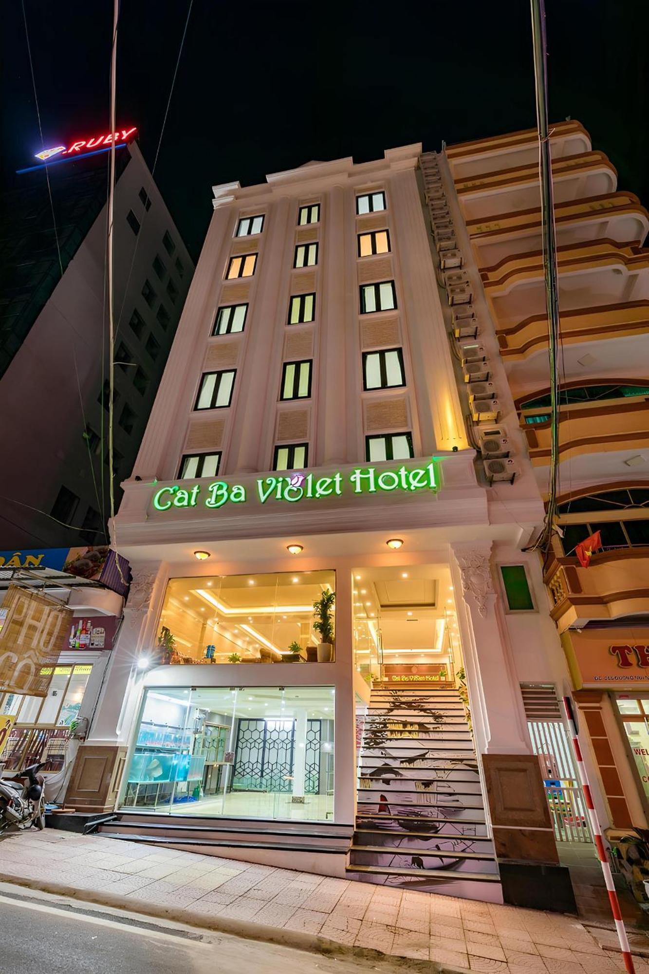 Cat Ba Violet Hotel Chan Chau Bagian luar foto